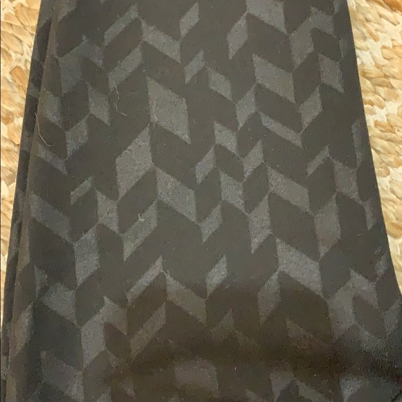 Black, workout ankle length pants - Picture 2 of 2